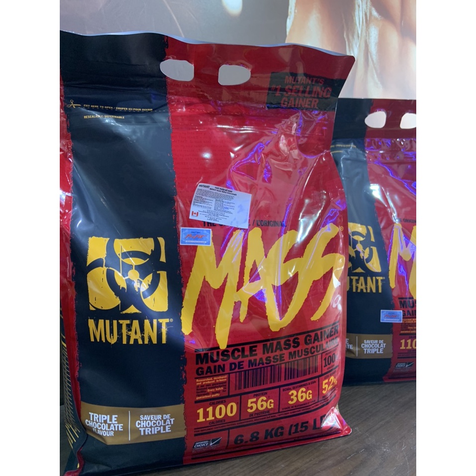Mass Tăng Cân MUTANT MASS GAINER 15lbs,Hỗ Trợ Tăng Cân,Tăng Cơ Nhanh Chóng,Bổ Sung Dinh Dưỡng Cho Ngừoi Kén Ăn