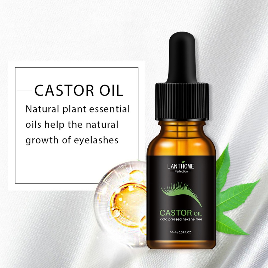 Dầu Thầu Dầu Kích Thích Mọc Lông Mi / Lông Mày Không Gây Kích Ứng 10ml