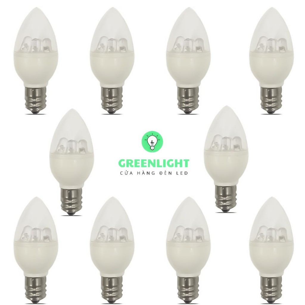 Bộ 6 Bóng Đèn LED Ớt Đổi màu 1W E12 Arolight, trang trí nhà cửa, thắp bàn thờ, Bảo hành chính hãng 12 tháng