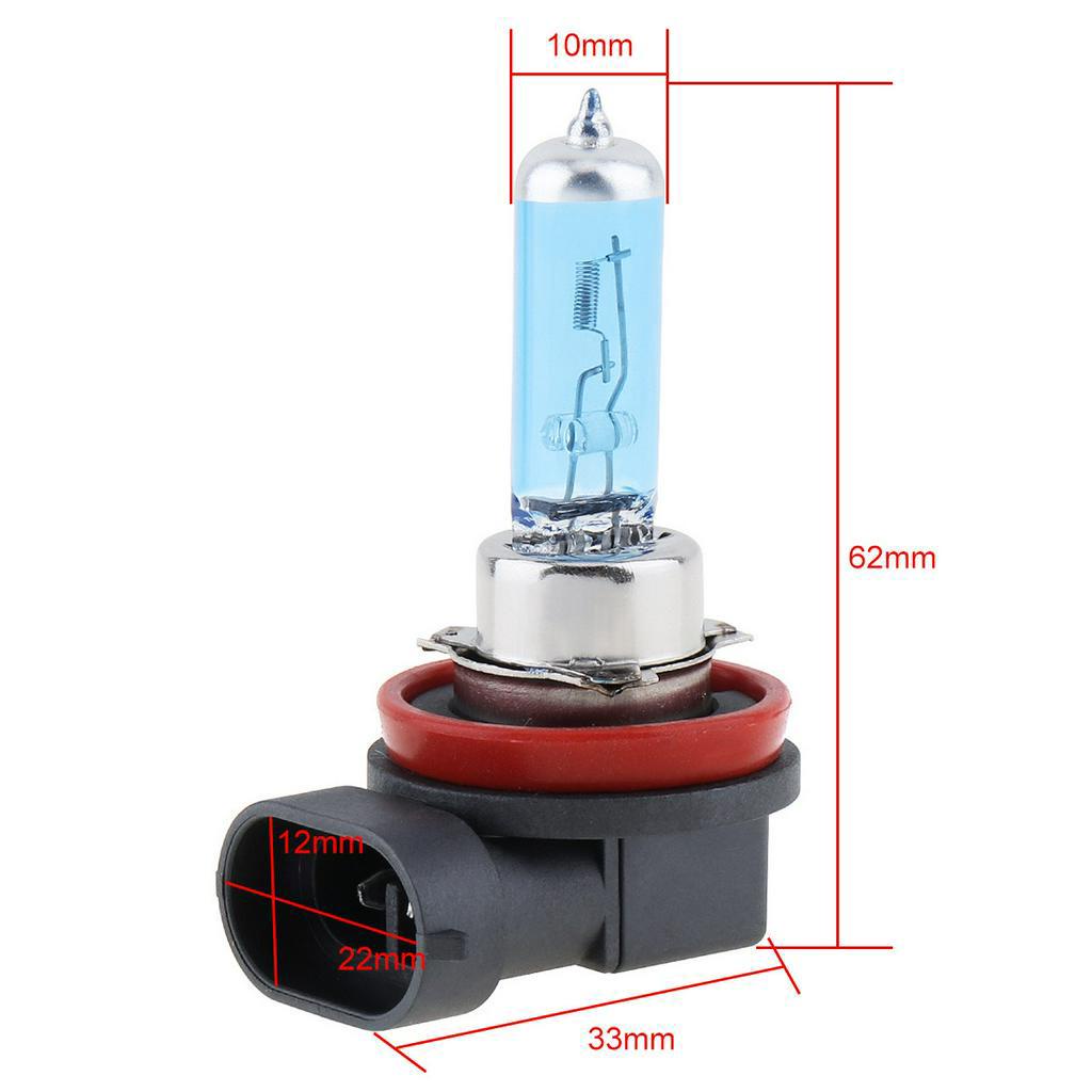 Bóng đèn Halogen thiết kế siêu sáng dùng cho xe hơi 12v H11 100w 5000k