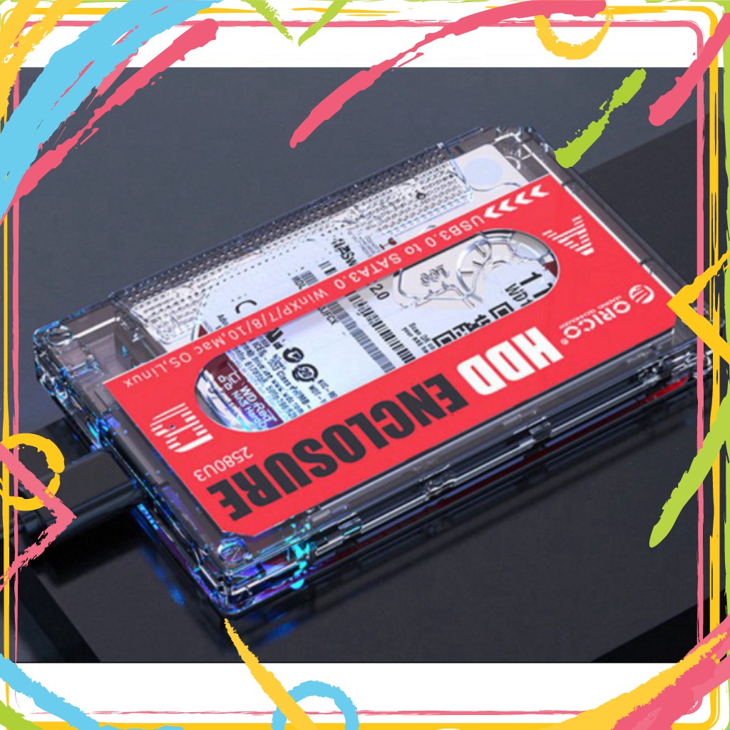 EW6 TYDB Hộp Ổ Cứng Hdd Box ORICO 2.5" 2139U3, USB 3.0 (trong suốt) - Bảo hành CHÍNH HÃNG 1 NĂM 44 EW | BigBuy360 - bigbuy360.vn