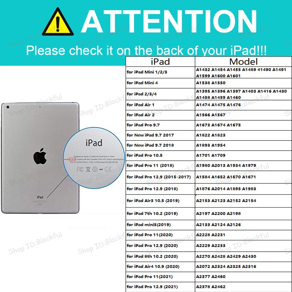iPad Pro 11 Pro 12.9 Air4 iPad 8th 9th Bao da từ tính cứng cáp và mỏng dùng cho  và IPad Mini 6 4 Pro 10.5 9.7 IPad