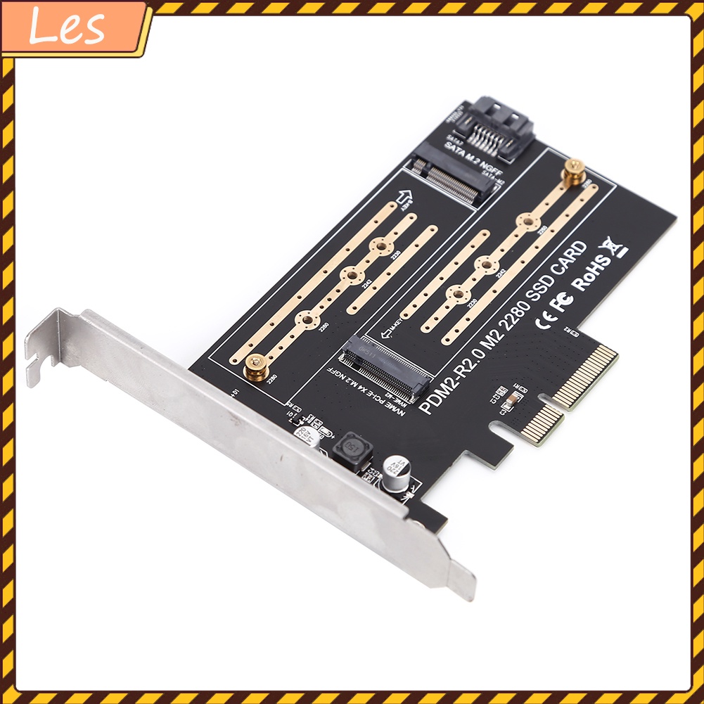 Thẻ chuyển đổi M.2 NVME sang PCIE M+B Key SSD sang PCI-E 3.0 X4 SATA | BigBuy360 - bigbuy360.vn