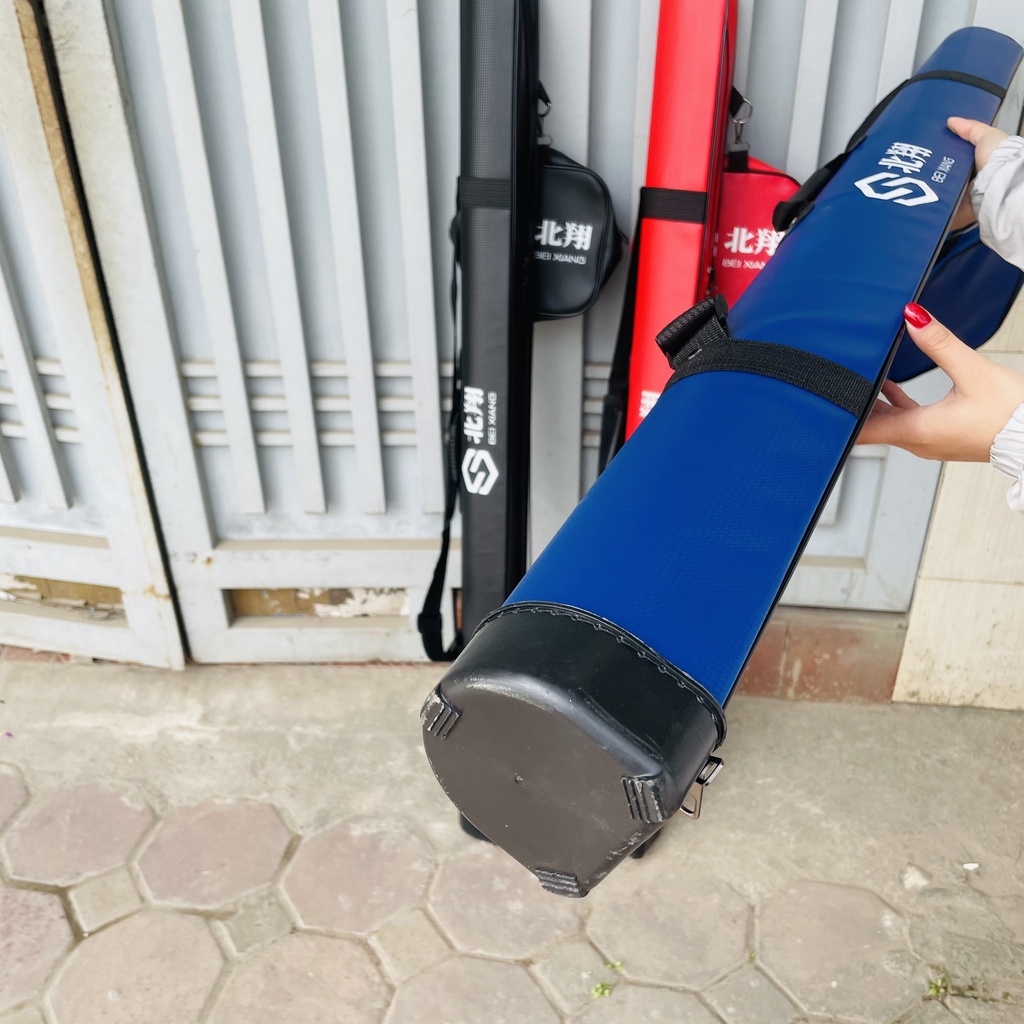 Bao Đựng Cần Câu Cá Beixiang + Túi Đựng Phụ Kiện Câu Cá Chất Liệu Da PU Dài 1m25