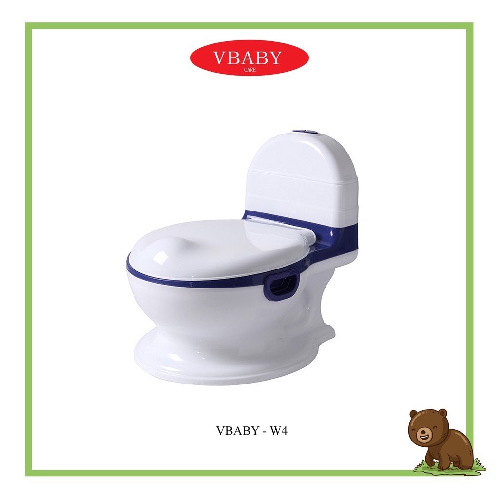 Bô vệ sinh cho bé V-BABY W4 -Cho bé trai & bé gáI