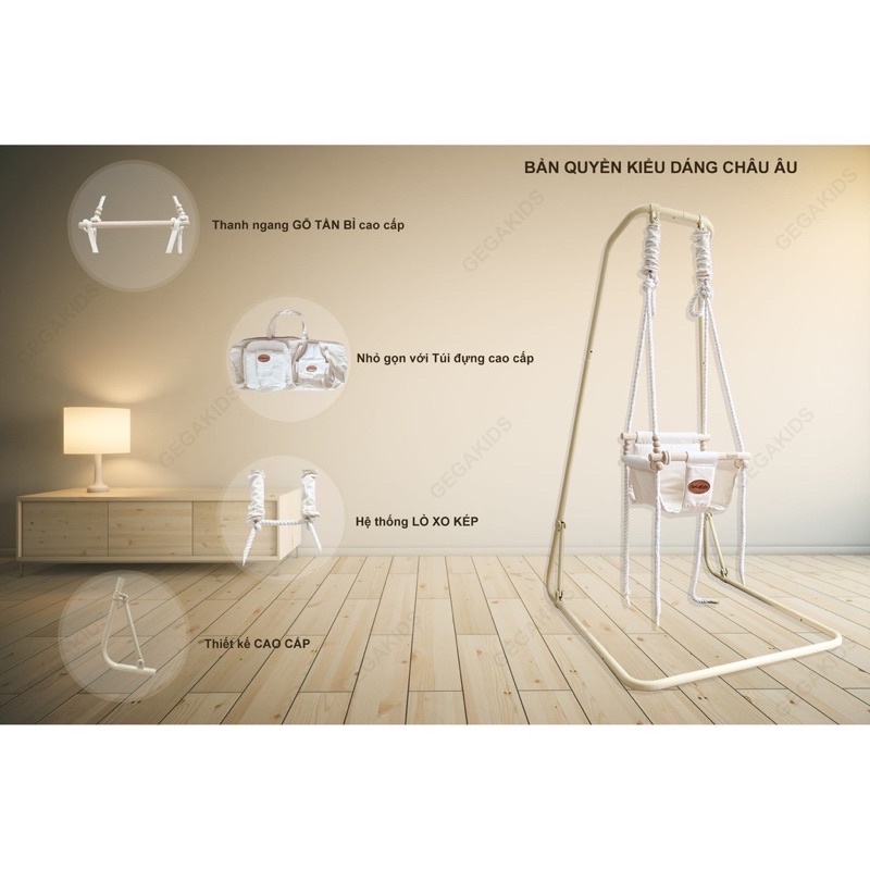 GEGAKIDS -  - COMBO  - Khung L Cao Cấp kiểu dáng CHÂU ÂU