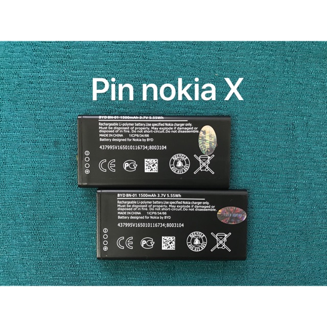 Pin NOKIA X  Zin