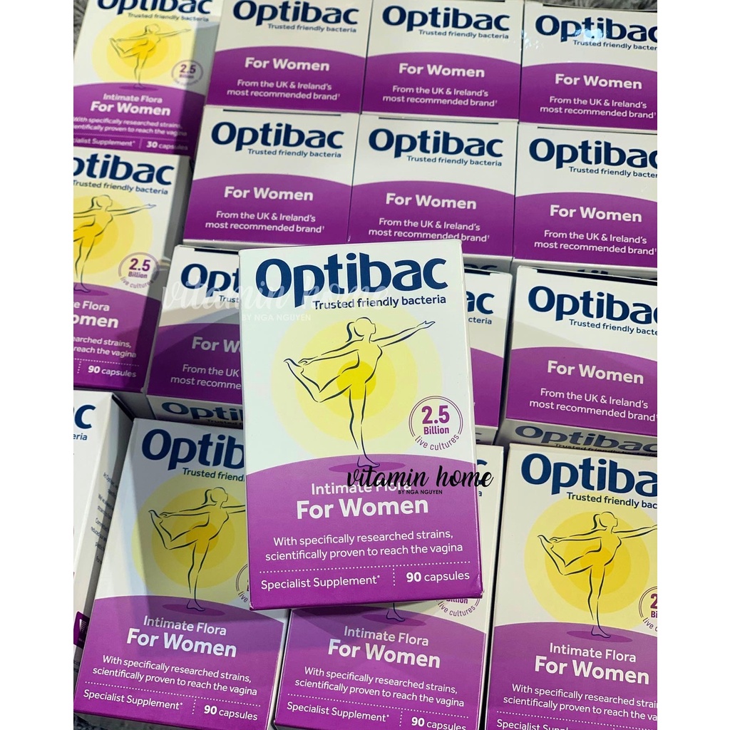 Men vi sinh Optibac tím  chuẩn nội địa Anh loại 30 viên