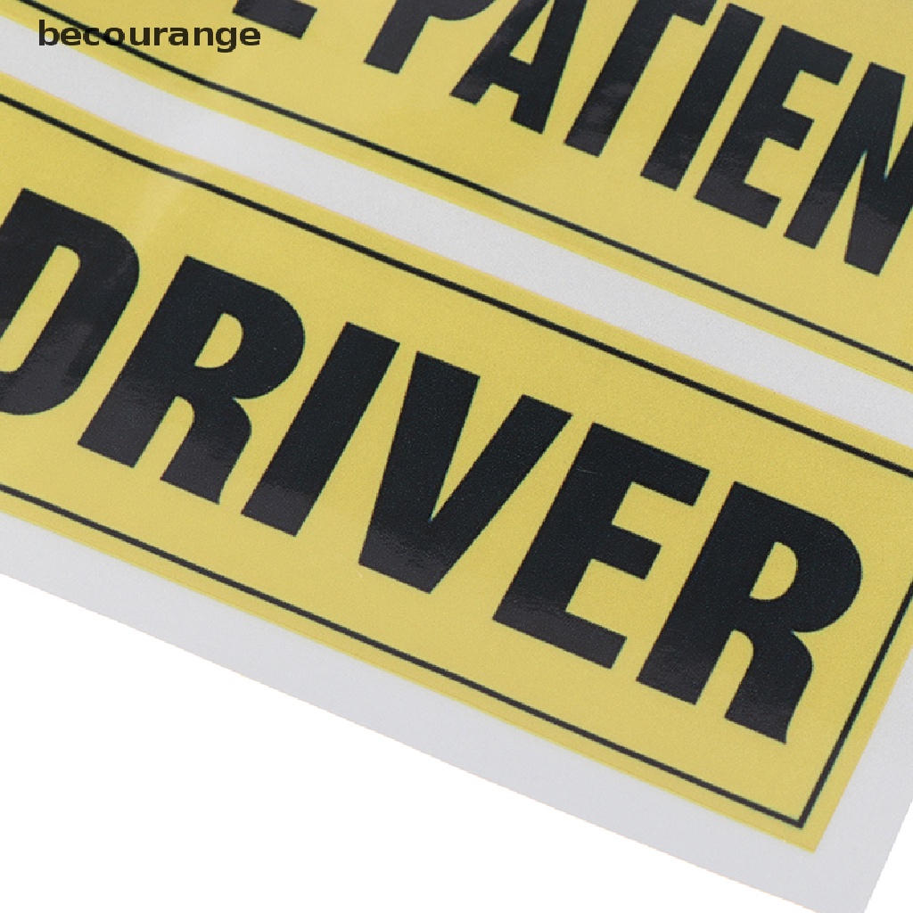 Miếng Dán Cảnh Báo Thiết Kế Mới Sáng Tạo Trang Trí Xe Hơi