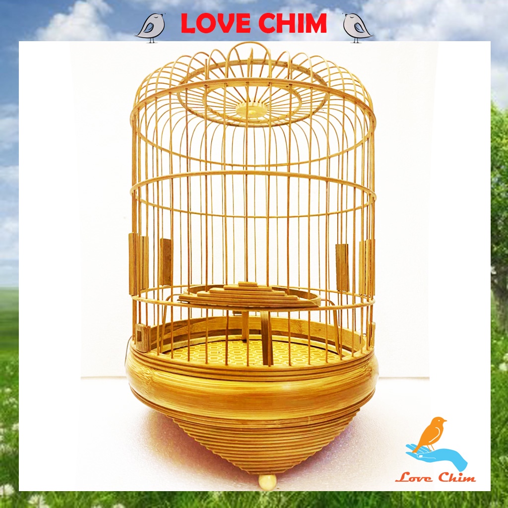 Lồng khuyên polung lùn xử lý LOVECHIM, Lồng chim khuyên đẹp phom lùn