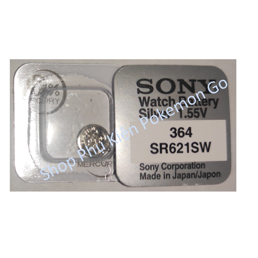 Pin SONY SR416SW / SR521SW / SR621SW / SR626SW / SR920SW / SR927SW 1.55V Loại 1 Viên