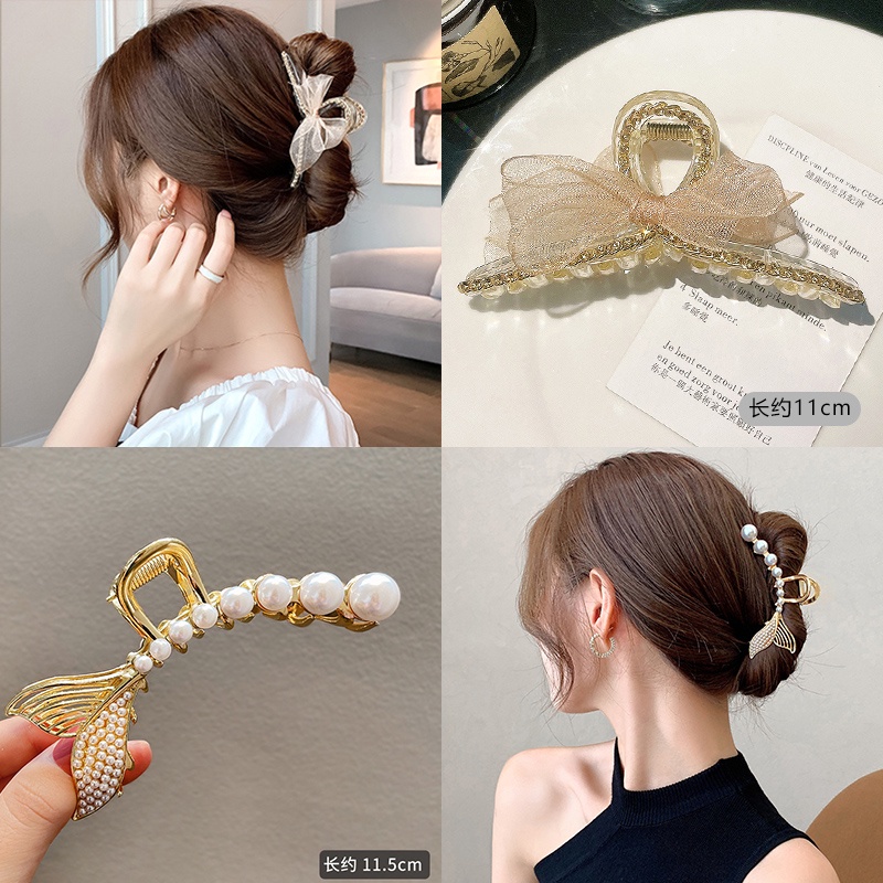 Kẹp Tóc Tua Rua Hình Cá Mập Phong Cách Mới 2022 Cho Nữ