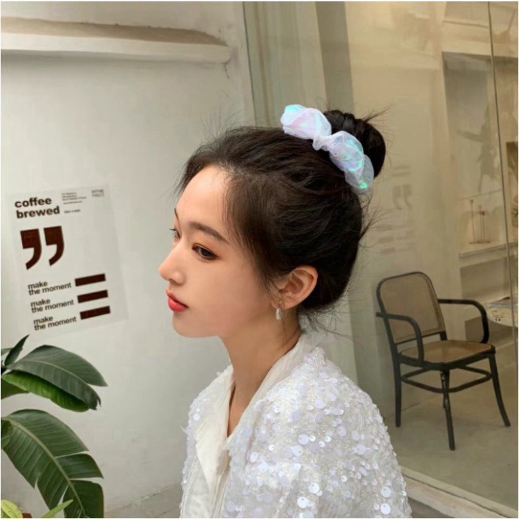 Dây Buộc Tóc Scrunchies, Dây Cột Tóc Nhiều Kiểu Xinh Xắn Vintage Dành Cho Nữ