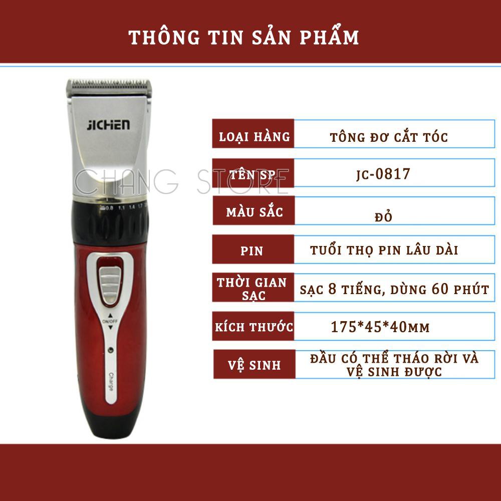 Tông Đơ Cắt Tóc Gia Đình Jichen JC-0817 Chuyên Dụng