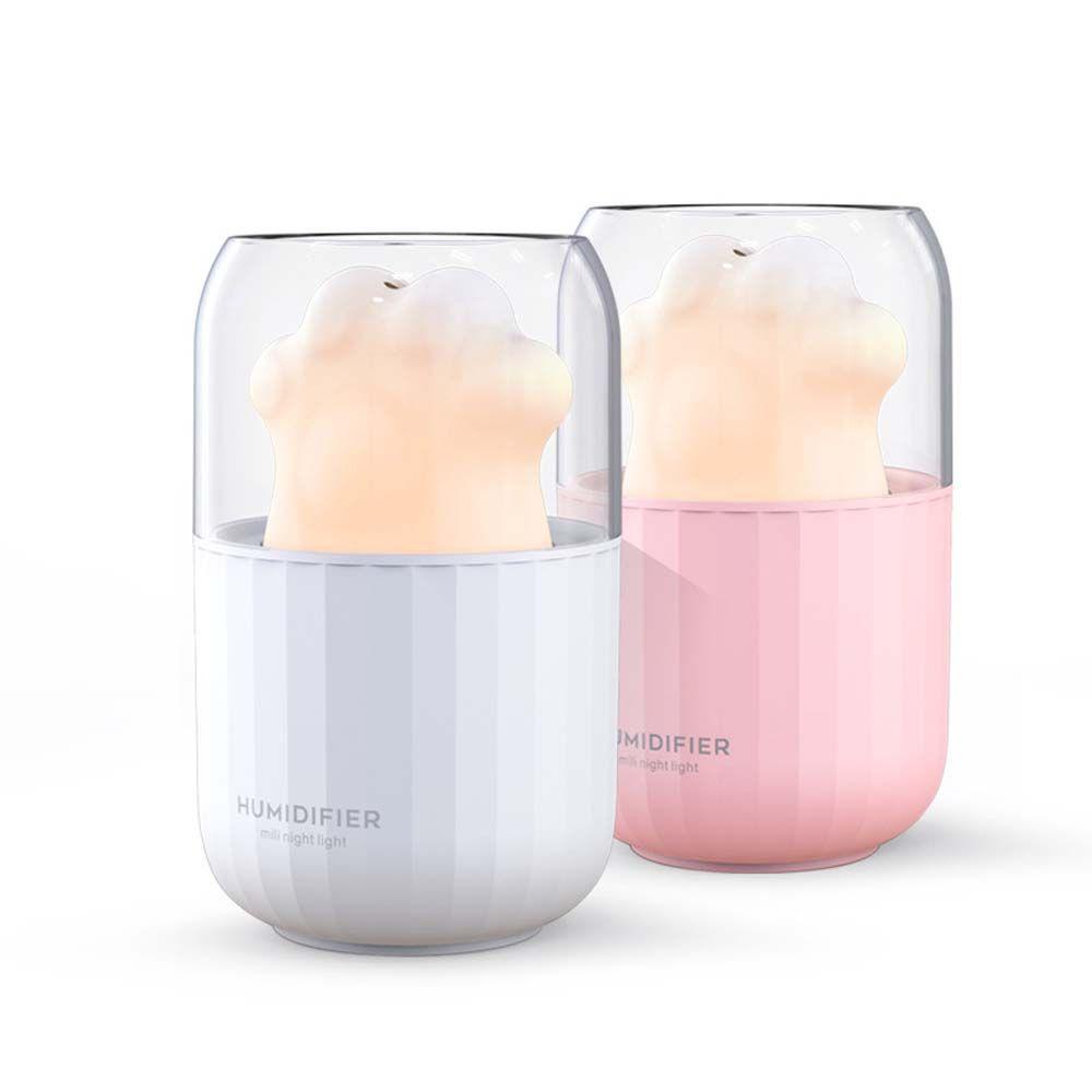 Máy Phun Sương Tạo Độ Ẩm Nano Hình Chân Mèo Sạc USB Cho Xe Hơi