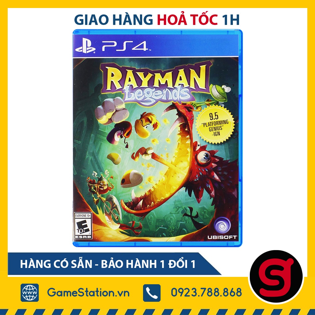 [Freeship toàn quốc từ 50k] Đĩa Game PS4: Rayman Legends