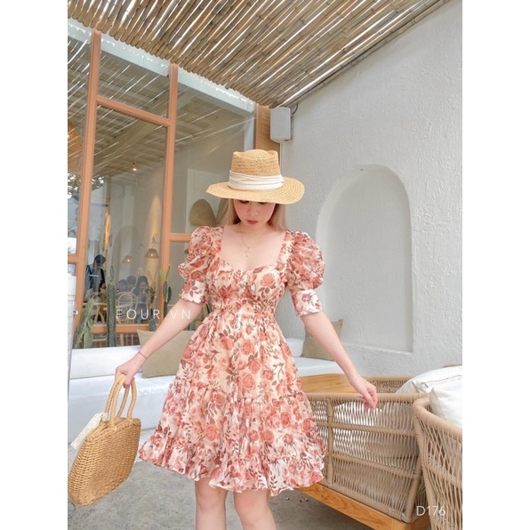 đầm lụa voan công chúa tự tin khoe dáng