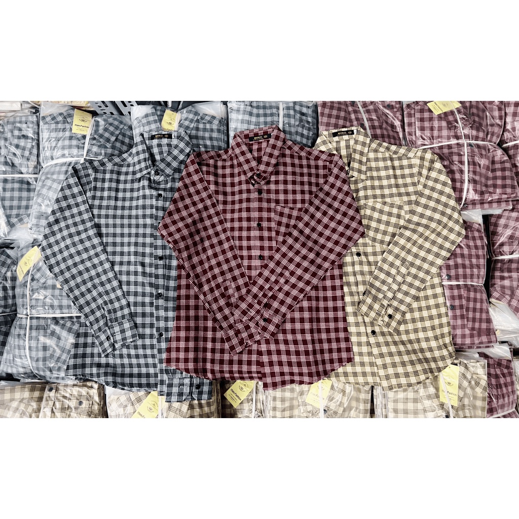 Áo Sơ Mi Tay Dài Sọc Caro Cực Chất Mẫu Mới Hot Trend Thời Trang Mới Genz Cho Các Bạn Trẻ VALENTINA SHOP