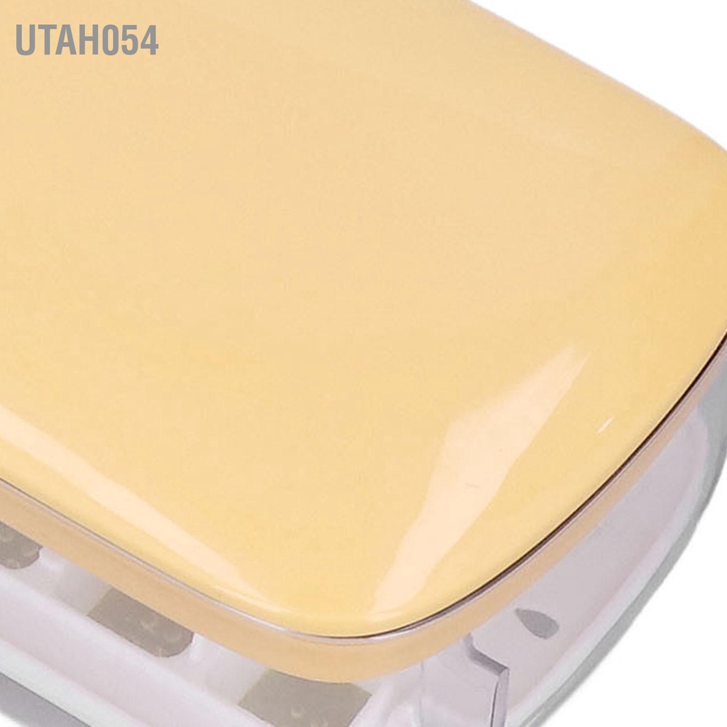 Utah054 Máy làm đá loại báo chí BPA Tiết kiệm không gian cấp thực phẩm miễn phí Hộp tự bằng silicon có nắp đậy cho nước ép cocktail Whisky