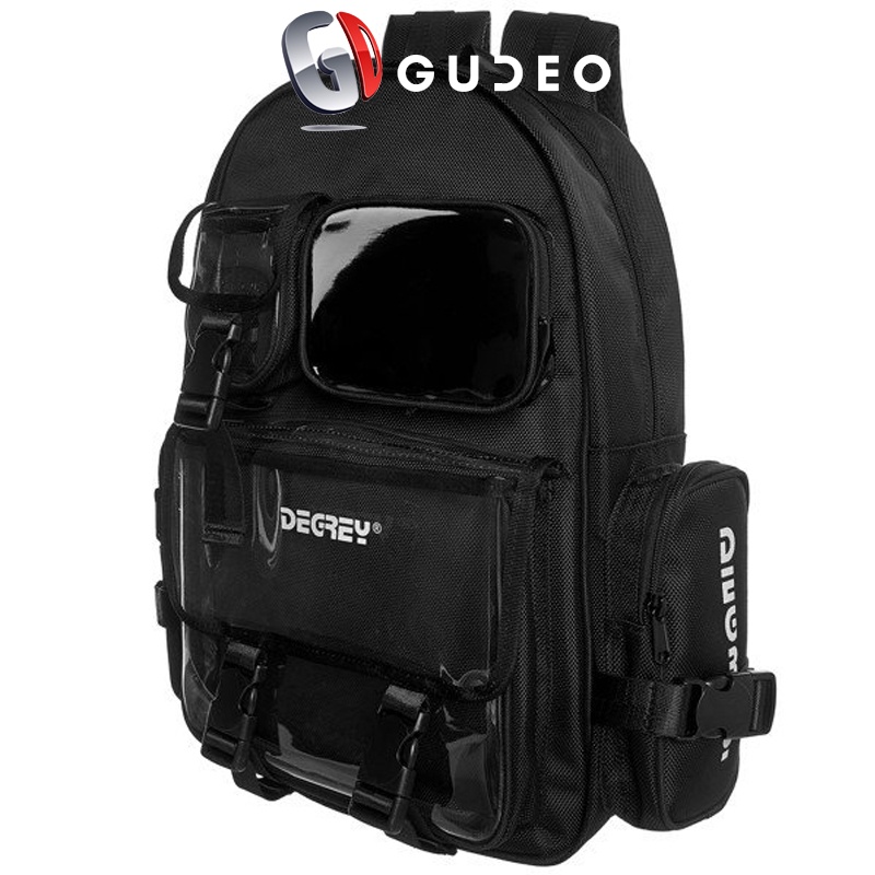 Balo Nữ Nam Cặp Sách Đi Học Degrey Backpack Màu Đen Cao Cấp Giá Rẻ Thời Trang Đẹp GUDEO
