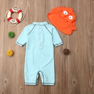 Bộ Đồ Bơi Kèm Nón Dành Cho Bé