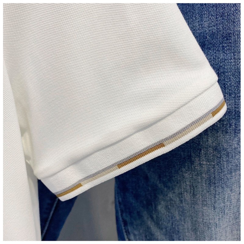 MH ÁO POLO CỔ BẺ PHỐI VIỀN 4M CHO NAM- Mẫu mới | BigBuy360 - bigbuy360.vn