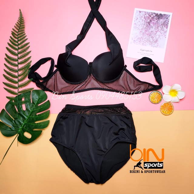 Bikini Nữ Hai Mảnh Phối Lưới Freesize Bin Sports BHV009 | BigBuy360 - bigbuy360.vn