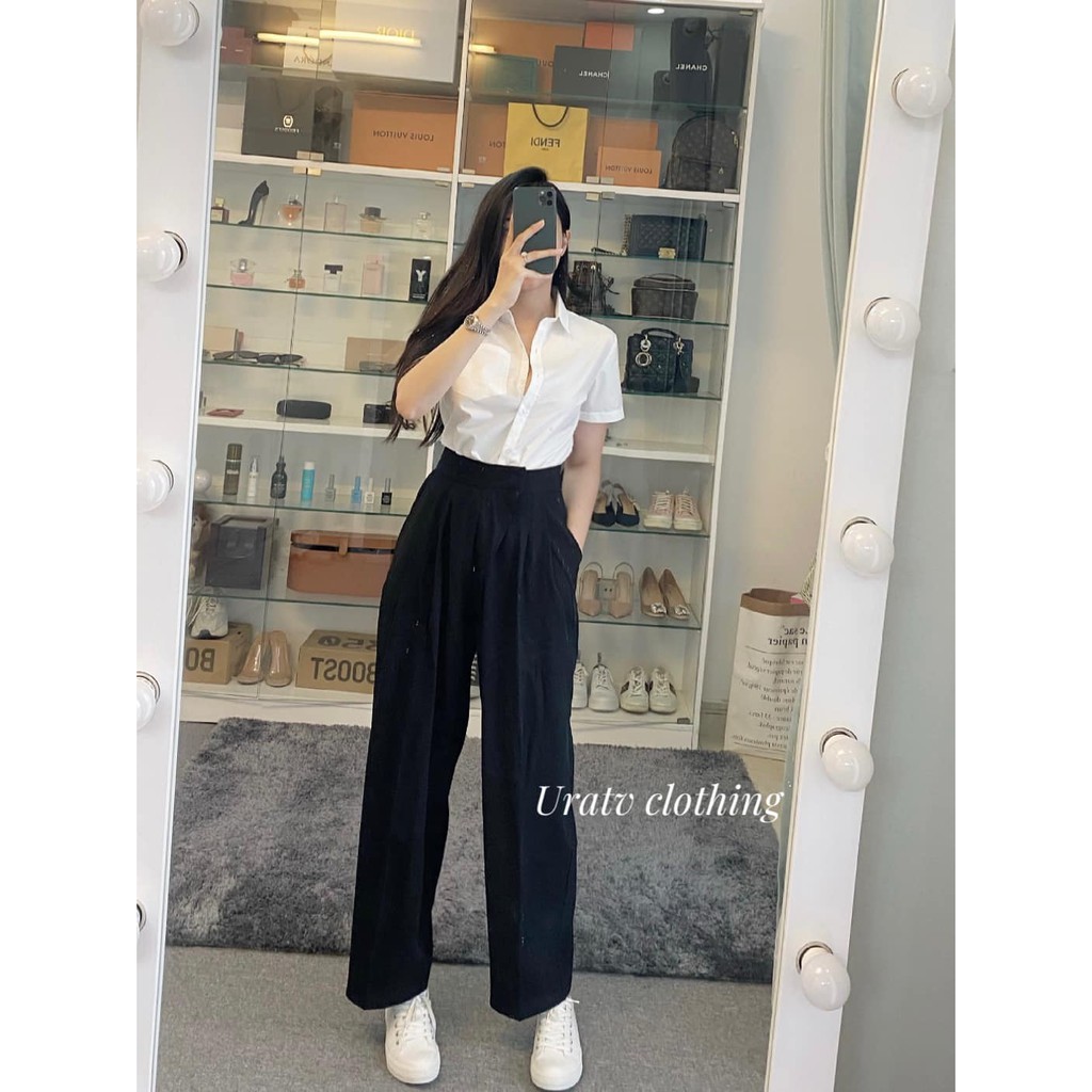 [FREESHIP - ẢNH CHÍNH CHỦ] Áo SƠ MI G.U tay lật ngắn 175