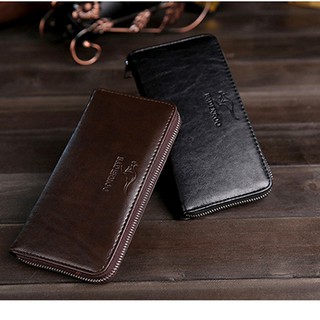 Bóp ví nam nữ unisex badenroo vi36 da pu mềm mại cao cấp