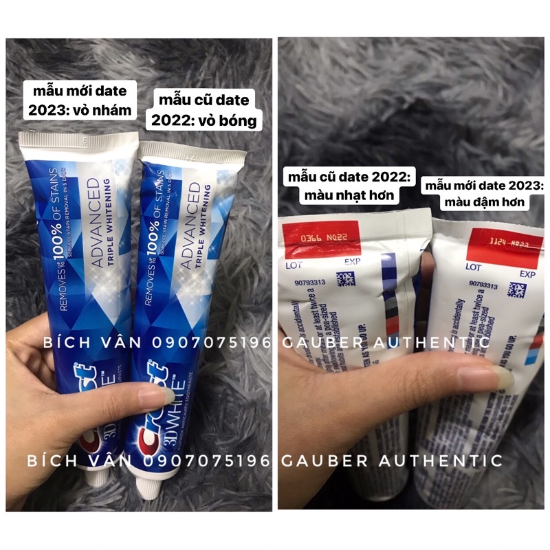 [Mã COSDAY - 50k đơn 250k] KEM ĐÁNH RĂNG CREST 3D WHITE ADVANCED TRIPLE WHITENING 158G