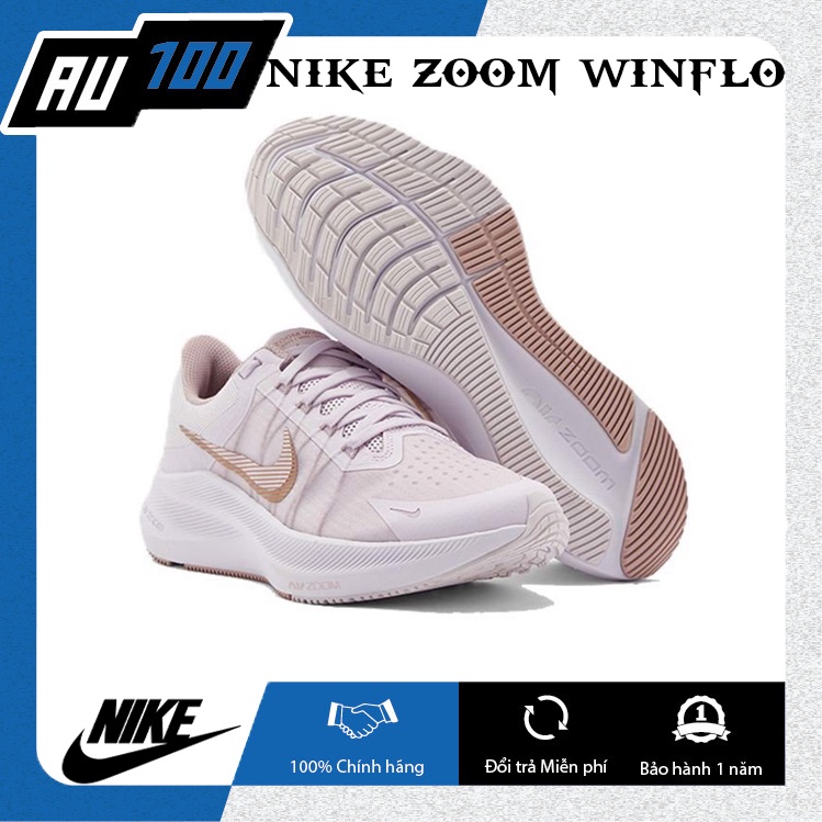 [AU100] Giày Nike Zoom Winflo Nữ chính hãng CW3421-500  [trọng lượng nhẹ, thiết kế cực kì mượt mà và tinh tế]