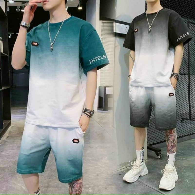 Set Thể Thao nam, Đồ Bộ Thể Thao - Set Bộ Đồ Nam In chuyển nhiệt Chất Thun Lạnh Mềm Mịn Tay Ngắn + Quần Short
