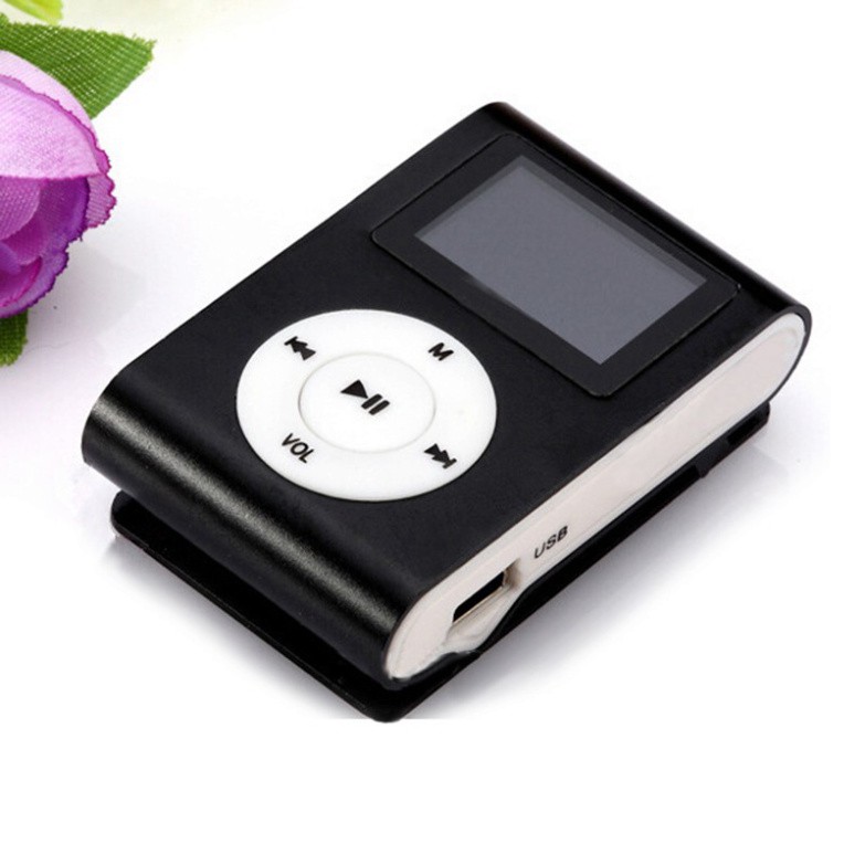 Máy Nghe Nhạc Mp3 Mini Màn Hình Lcd Hỗ Trợ Thẻ Nhớ Micro Sd Tf 32gb