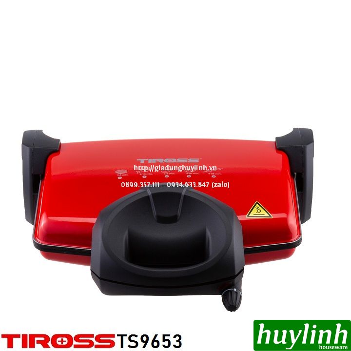 [Mã ELHAMS5 giảm 6% đơn 300K] Kẹp - vỉ nướng điện đa năng Tiross TS9653 - 1600W - Thổ Nhĩ Kỳ