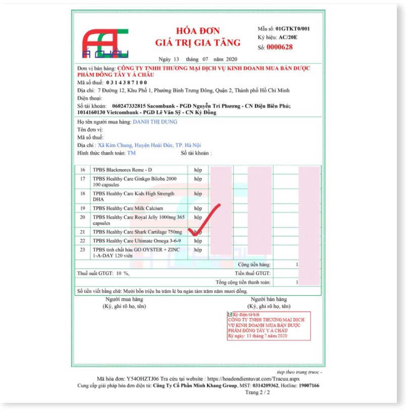 SỤN VI CÁ MẬP - HEALTHY CARE SHARK CARTILAGE 750MG