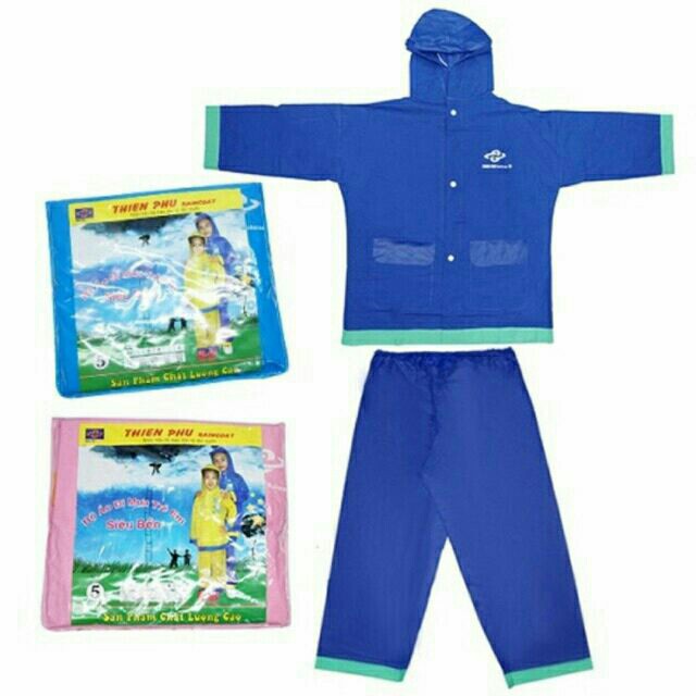 Áo mưa bộ trẻ em