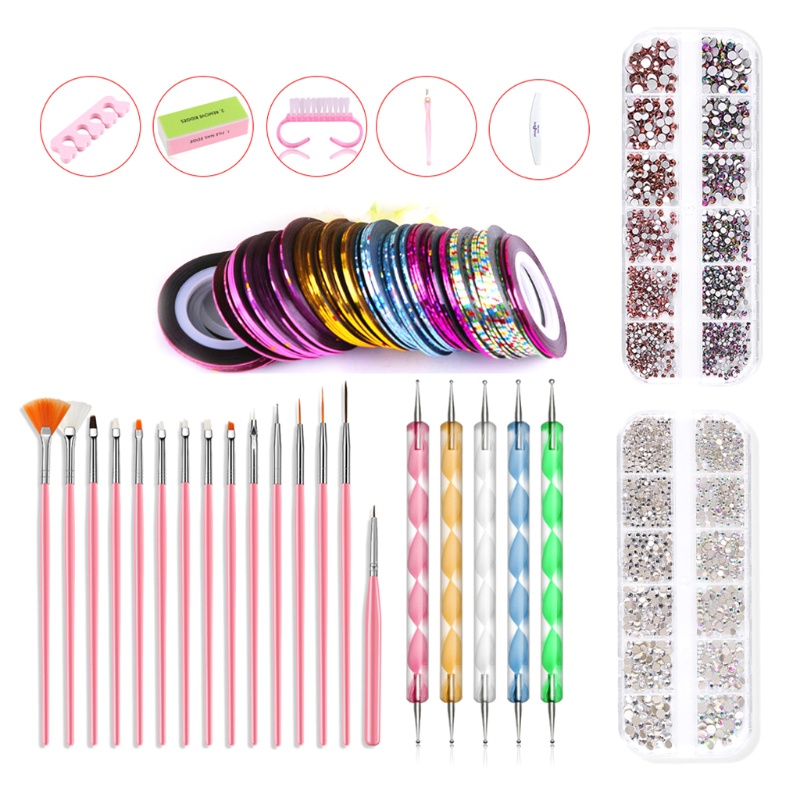 Hộp Sequin 3D Lấp Lánh Dùng Để Trang Trí Móng Nghệ Thuật