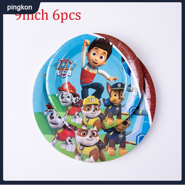 Mô Hình Đồ Chơi Chú Chó Cứu Hộ Hoạt Hình Paw Patrol Trang Trí Tiệc Sinh Nhật Cho Bé
