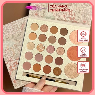  Bảng phấn mắt 23 ô màu ErshiQi nội địa trung bảng mắt tông cam đất Dikalu NOVO 