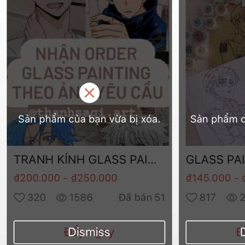 TRANH GLASS ANIME TÔ SẴN THEO YÊU CẦU