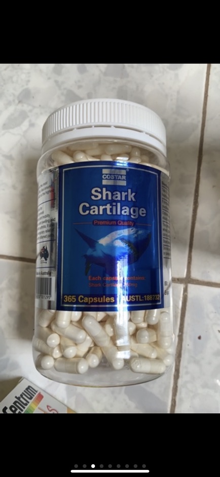Viên Uống Sụn Cá Mập Costar Blue Shark Cartilage 750mg(365 vien)  Date mới