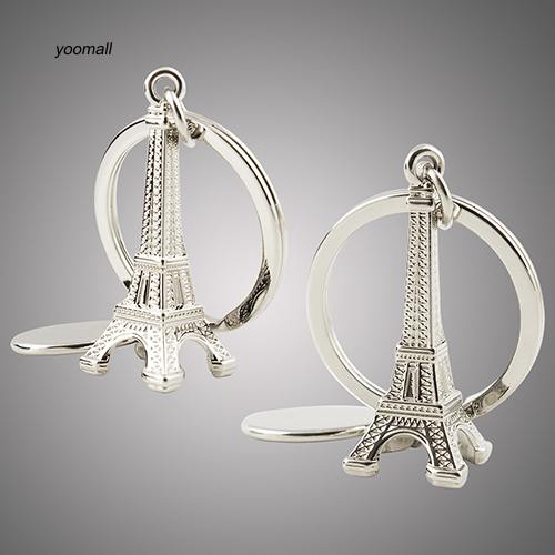 Móc khóa hình tháp Eiffel sáng tạo dễ thương