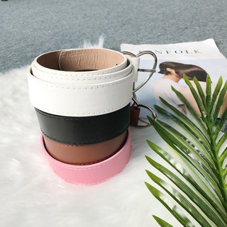 Thắt Lưng Da Pu Khóa Trái Tim