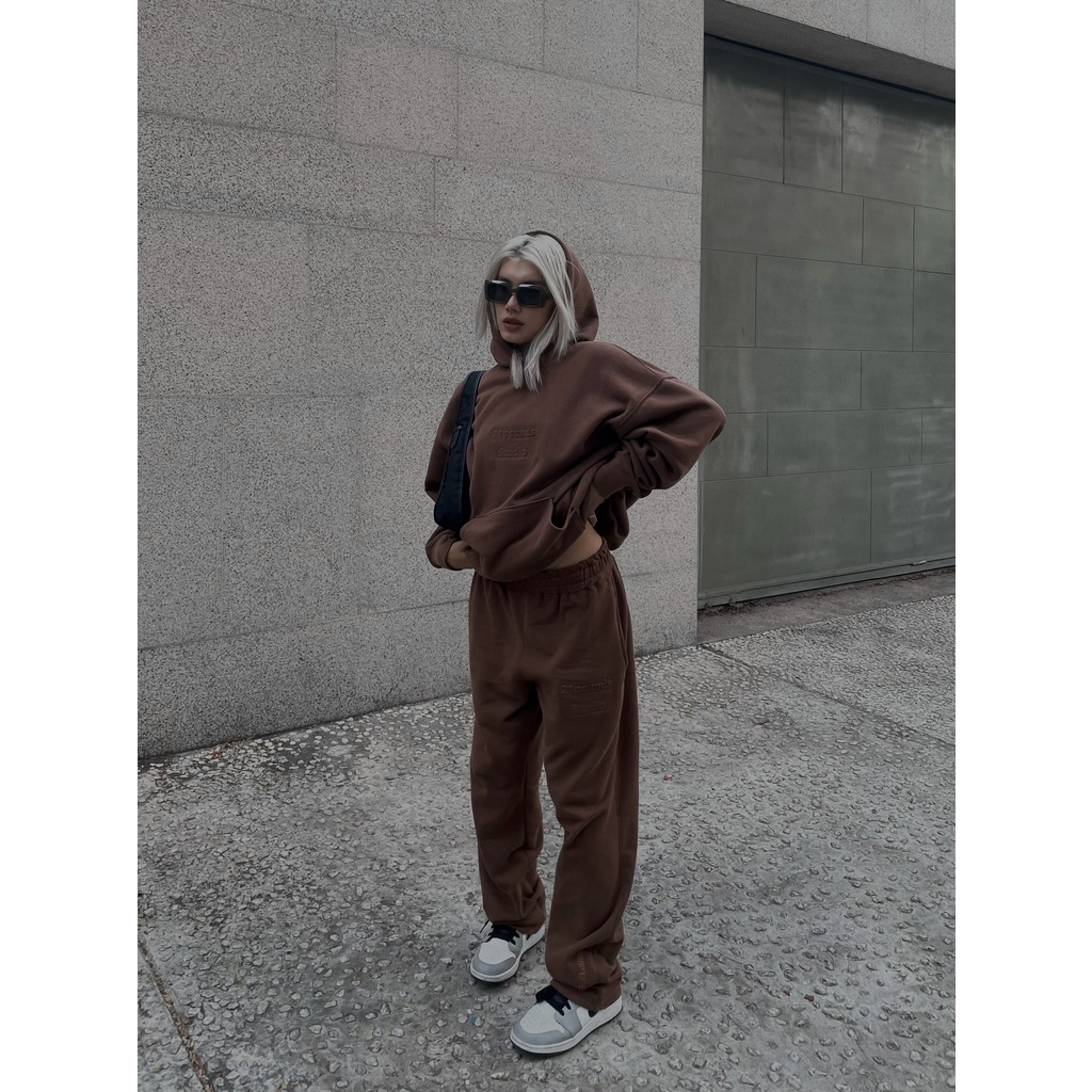 Áo Hoodie nỉ bông 21pounds Embossed