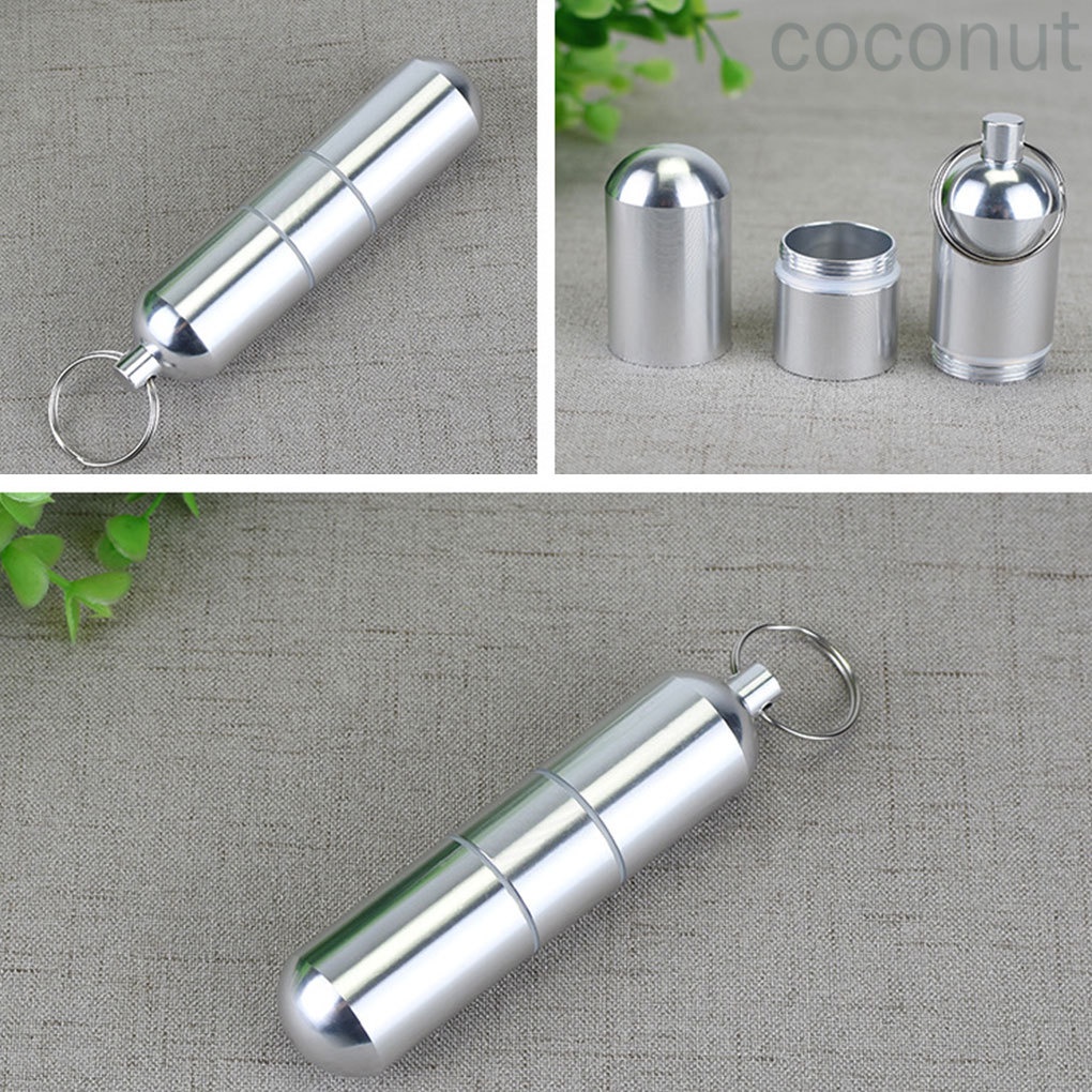 Hộp đựng tăm xỉa răng mini bằng hợp kim nhôm mang đi du lịch tiện lợi