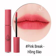 CAM KẾT CHUẨN AUTH- Son 3CE Kem Velvet Lip Tint Màu Pink Break (Hồng đào)