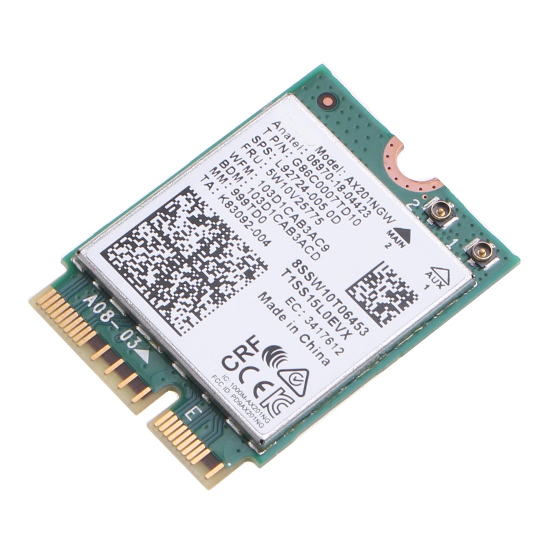 Thẻ WiFi Không Dây AX201NGW Cho M.2 CNVio2 Key E 2.4 / 5G 802.11ac