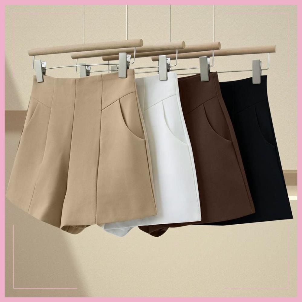[Hàng cao cấp] Quần Short Cạp Cao Cao Cấp Khóa Kéo Sau 10 Màu 022