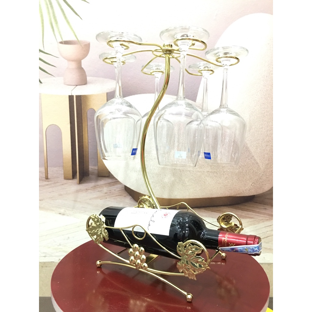 Giá treo ly và để rượu vang, kệ treo ly cao cấp