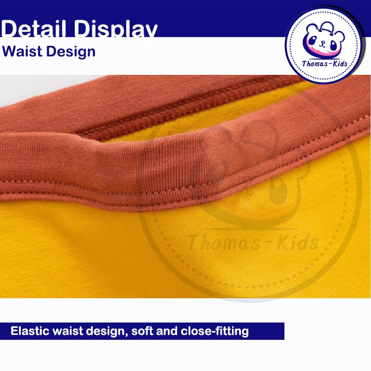 Bộ 5 Quần Lót Boxer Cotton Kháng Khuẩn In Chữ Thời Trang Cho Bé Trai Gái 3-12 Tuổi